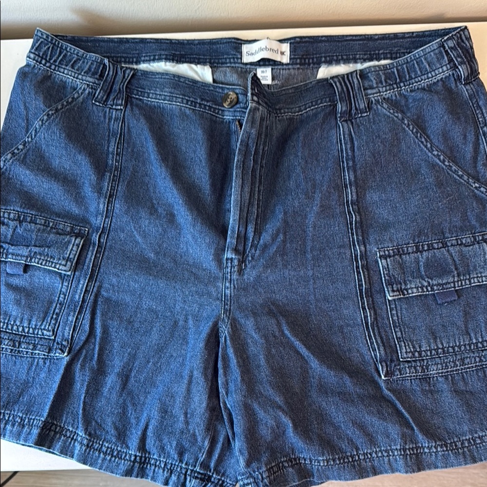 Saddlebred Blue Jean Shorts Classic Casual Wear